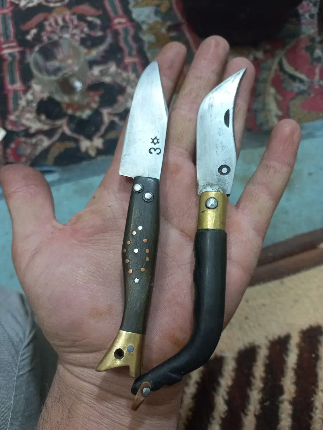 ۶ عدد چاقو قدیمی|کلکسیون اشیاء عتیقه|اراک, |دیوار