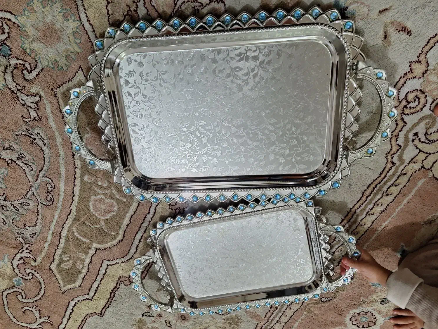 سینی جهاز زیبا|ظروف سرو و پذیرایی|سبزوار, علمدار|دیوار