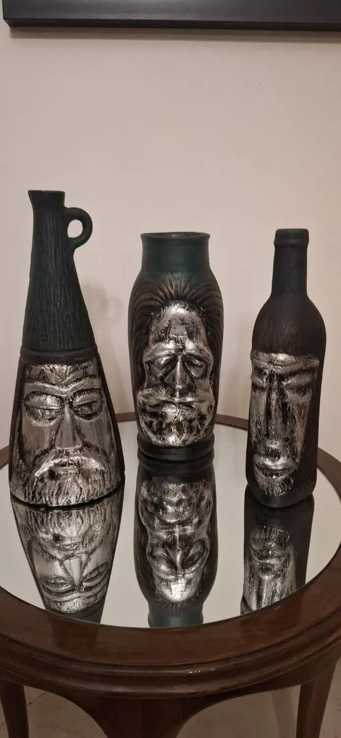 سه گلدان|مجسمه، تندیس، ماکت|تهران, اختیاریه|دیوار