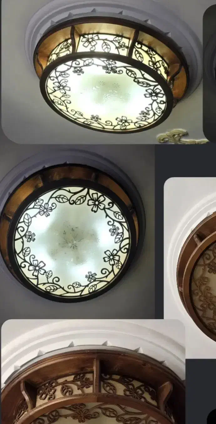 لوستر چوبی ۵ شاخه|لوستر و چراغ آویز|رودسر, |دیوار