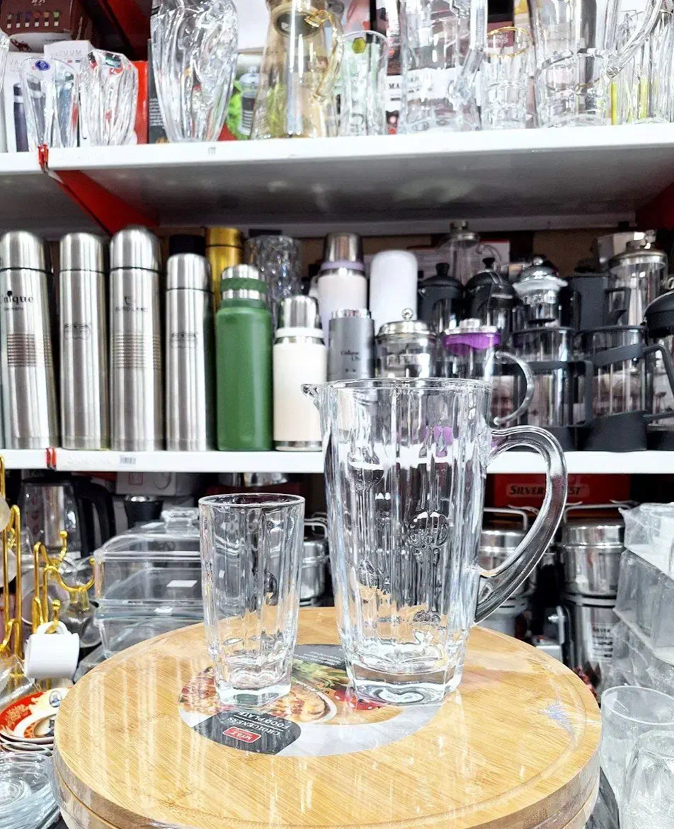 پارچ لیوان کریستال*لوازم خانگی قاسمی نژاد|ظروف سرو و پذیرایی|سیرجان, |دیوار