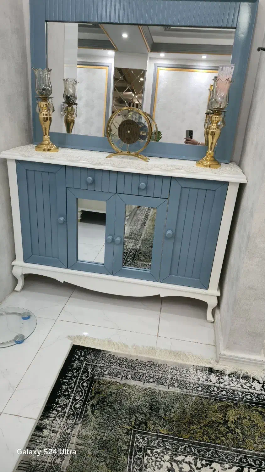 کنسول آینه با میز تی وی ست|بوفه، ویترین، کنسول|پاکدشت, پاکدشت (مامازند)|دیوار