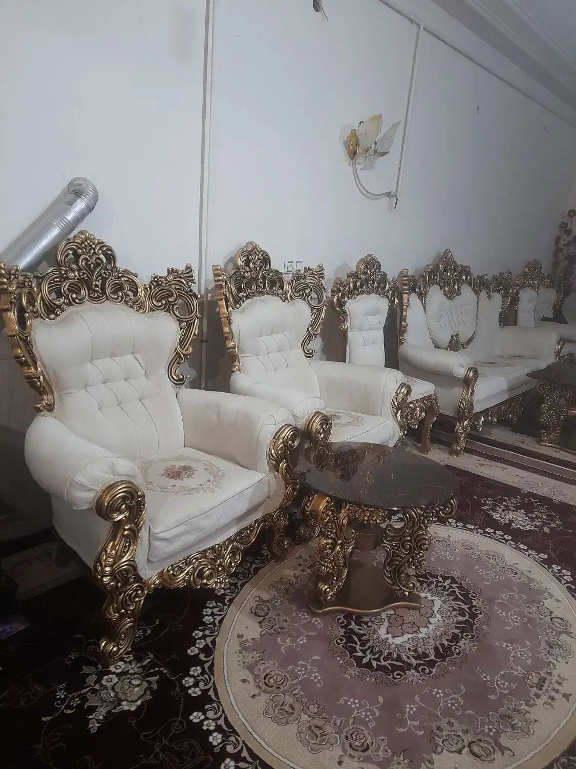 مبل سلطنتی ۹نفره|مبلمان خانگی و میز عسلی|شراء, |دیوار