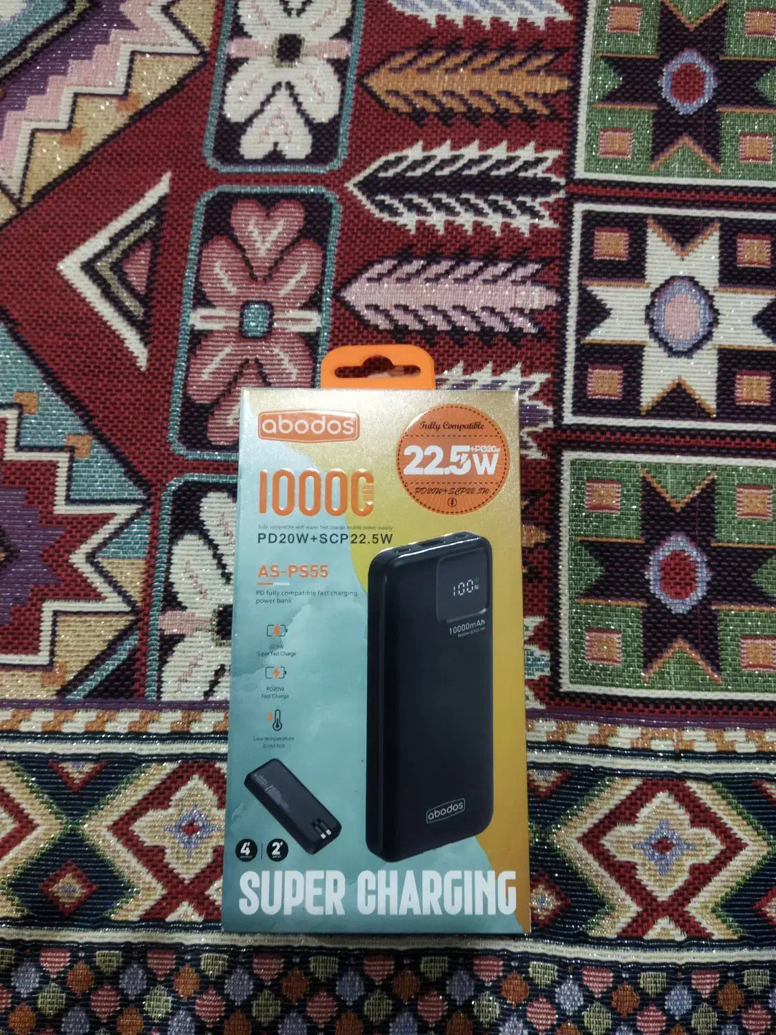 پاوربانک abodos 10000|لوازم جانبی موبایل و تبلت|رشت, سعدی (تختی)|دیوار