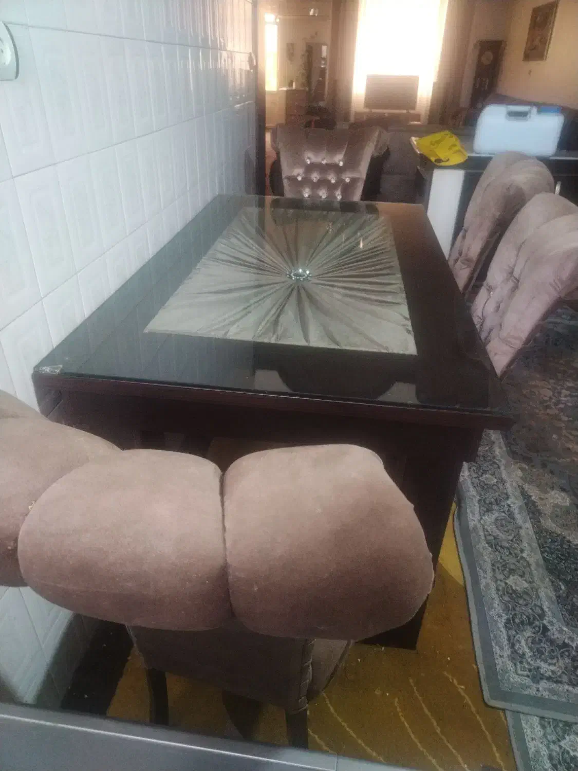 میز ناهار خوری 6 نفره|میز و صندلی غذاخوری|شاهین‌شهر, شهرک گلدیس|دیوار