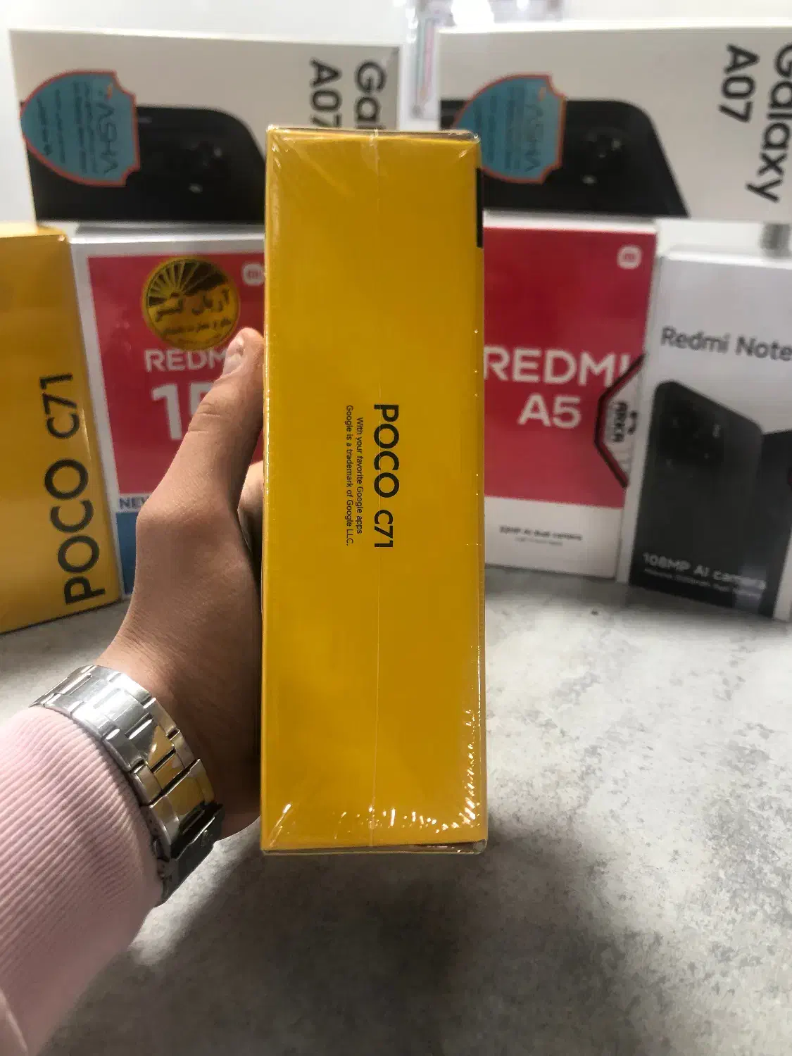 گوشی شیائومی poco c71 پوکو آکبند با حافظه 128|موبایل|قرچک, زیبا شهر|دیوار