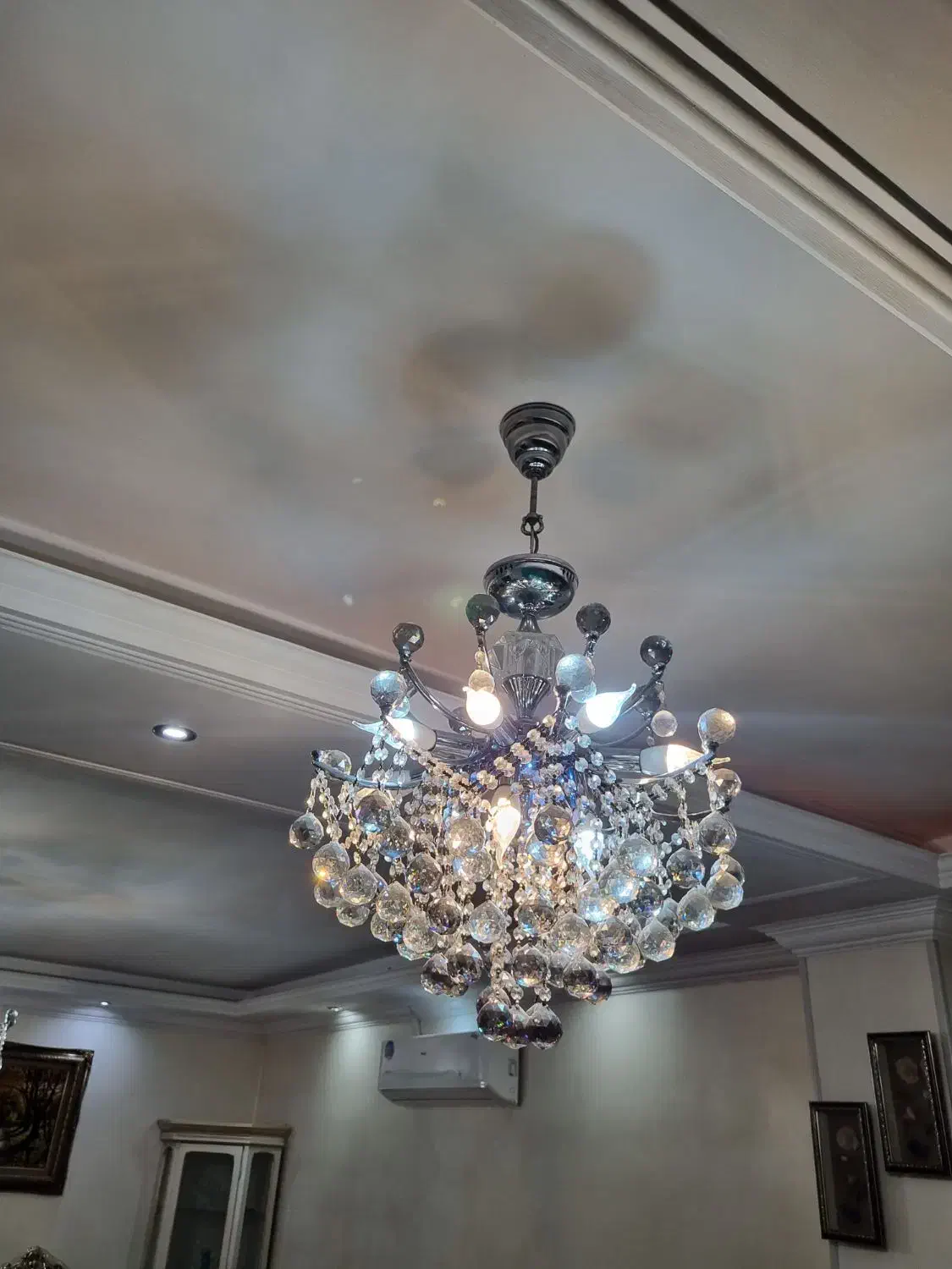 لوستر تمام کریستال|لوستر و چراغ آویز|تهران, شهرک دریا|دیوار