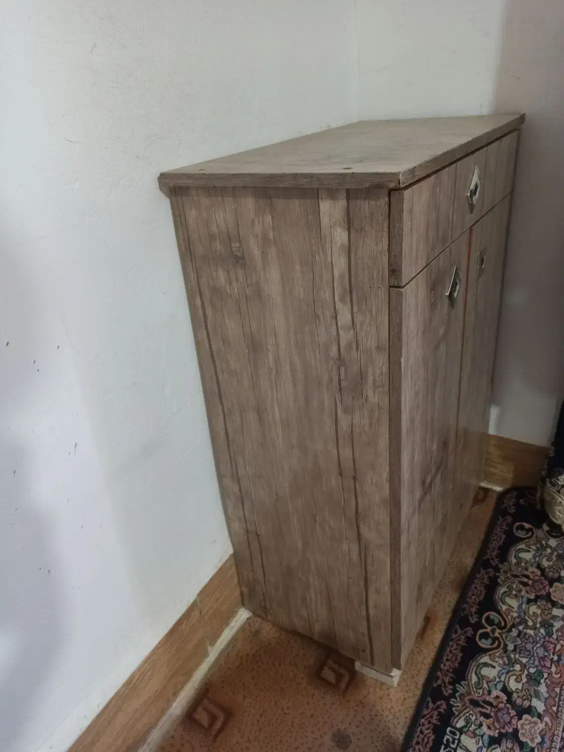 جاکفشی ۲ درب  تک کشو|جاکفشی، کمد، دراور|الشتر, |دیوار