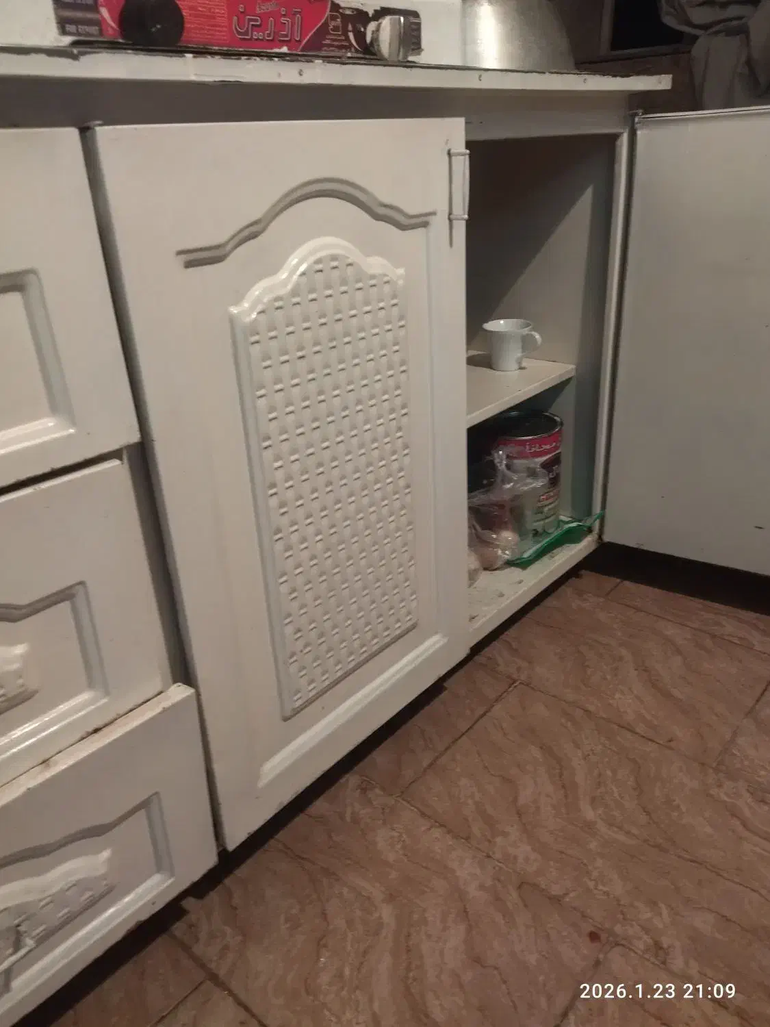 کابینت گالوانیزه سفید|آب‌چکان و نظم‌دهنده ظروف|بندرعباس, |دیوار