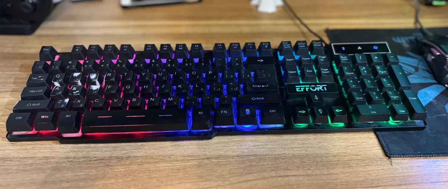 کیبورد گیمینگ EFFORT|قطعات و لوازم جانبی رایانه|تهران, جنت‌آباد شمالی|دیوار
