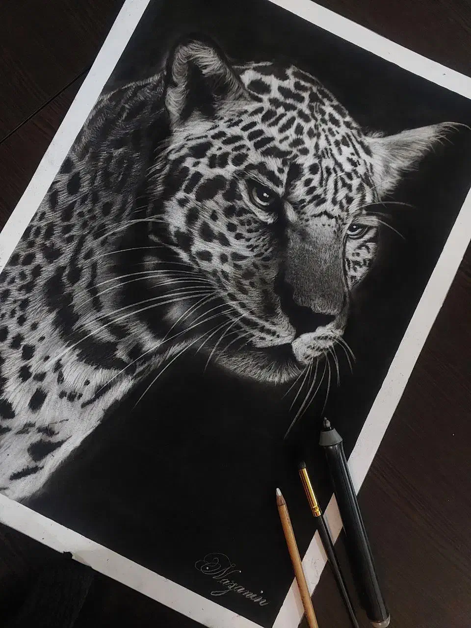 نقاشی چهره سیاه قلم و پرتره هدیه ایی|تابلو، نقاشی، عکس|قم, ارم|دیوار