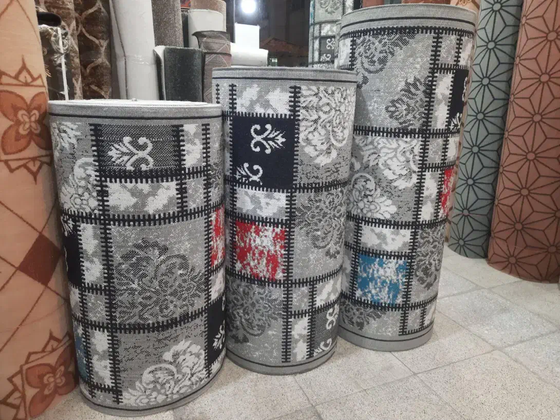 گلیم ۸ رنگ چهل تیکه موکت مدرن ۱۰۱۱|گلیم، جاجیم، گبه|قم, شاه ابراهیم|دیوار