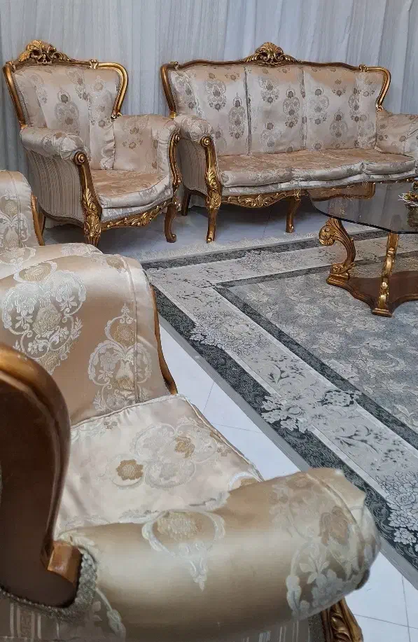مبل سلطنتی|مبلمان خانگی و میز عسلی|بیرجند, |دیوار