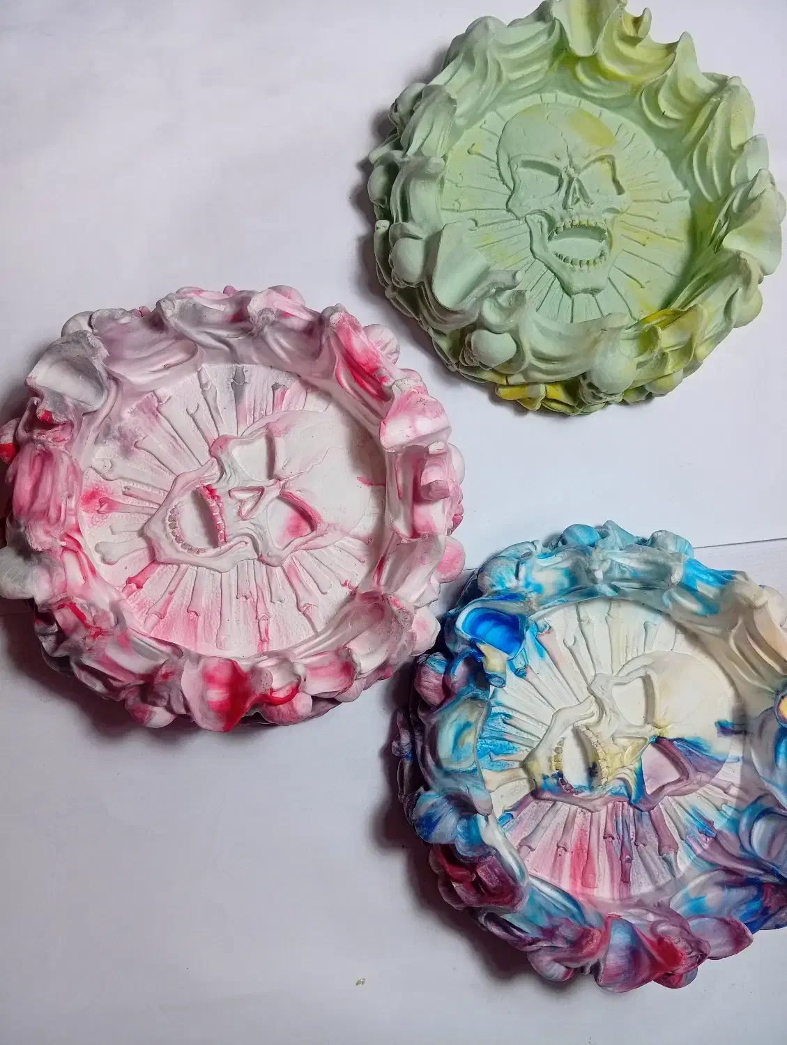 جا سیگاری سنگ مصنوعی|صنایع دستی و سایر لوازم تزئینی|سمنان, |دیوار