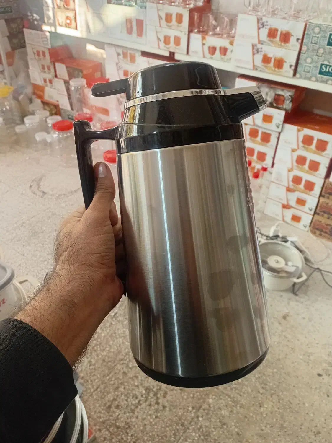 فلاسک برند رز 1 لیتری|قوری، کتری، قهوه‌ساز دستی|تهران, جوادیه تهرانپارس|دیوار