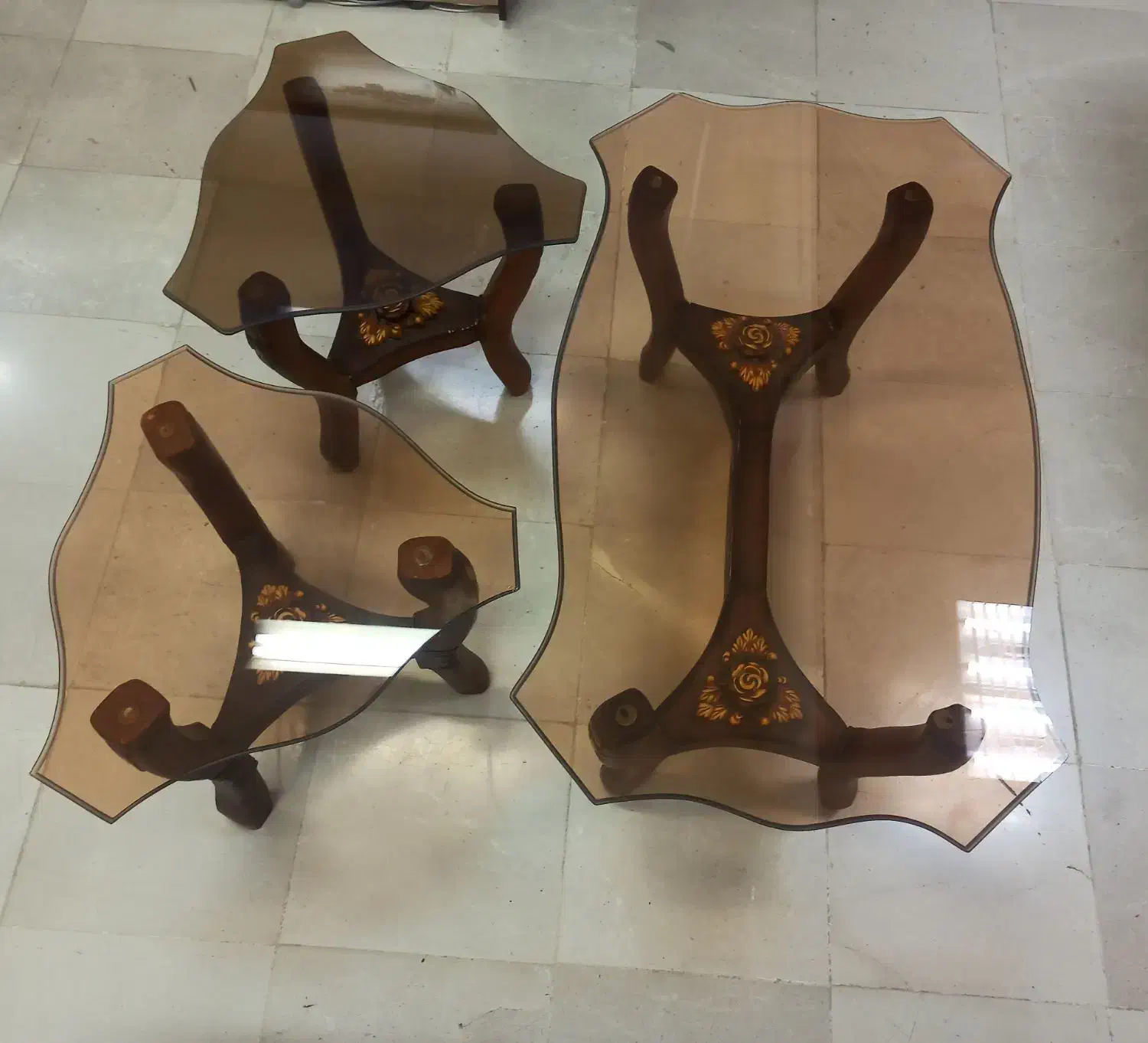 میز عسلی چوبی سلطنتی|مبلمان خانگی و میز عسلی|بوکان, |دیوار