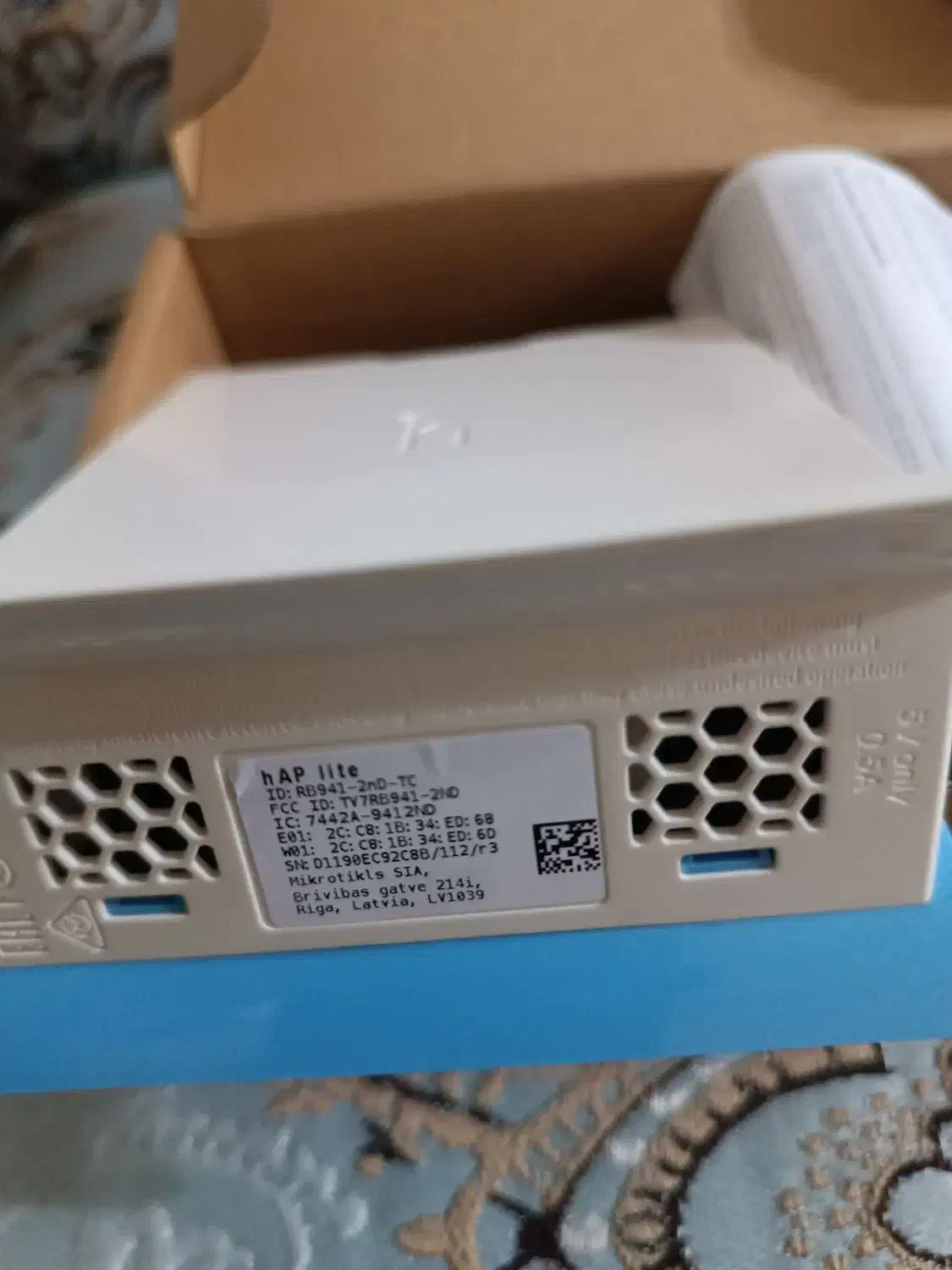 روتر میکروتیک MikroTi RB941-2nD-TC درحد نو|مودم و تجهیزات شبکه|تبریز, |دیوار