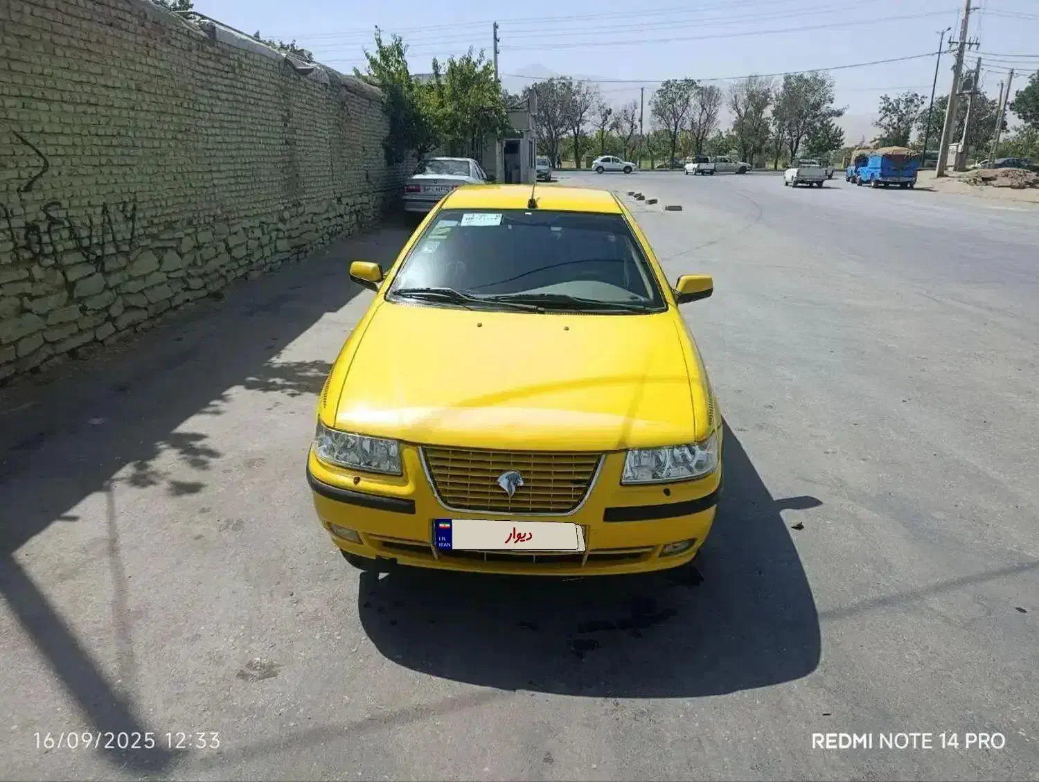 فروش تاکسی سمند ef7 رینگ یک|خودرو سواری و وانت|همدان, |دیوار