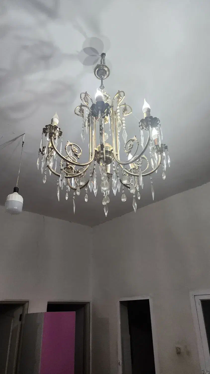 لوستر برنجه|لوستر و چراغ آویز|کرمانشاه, |دیوار