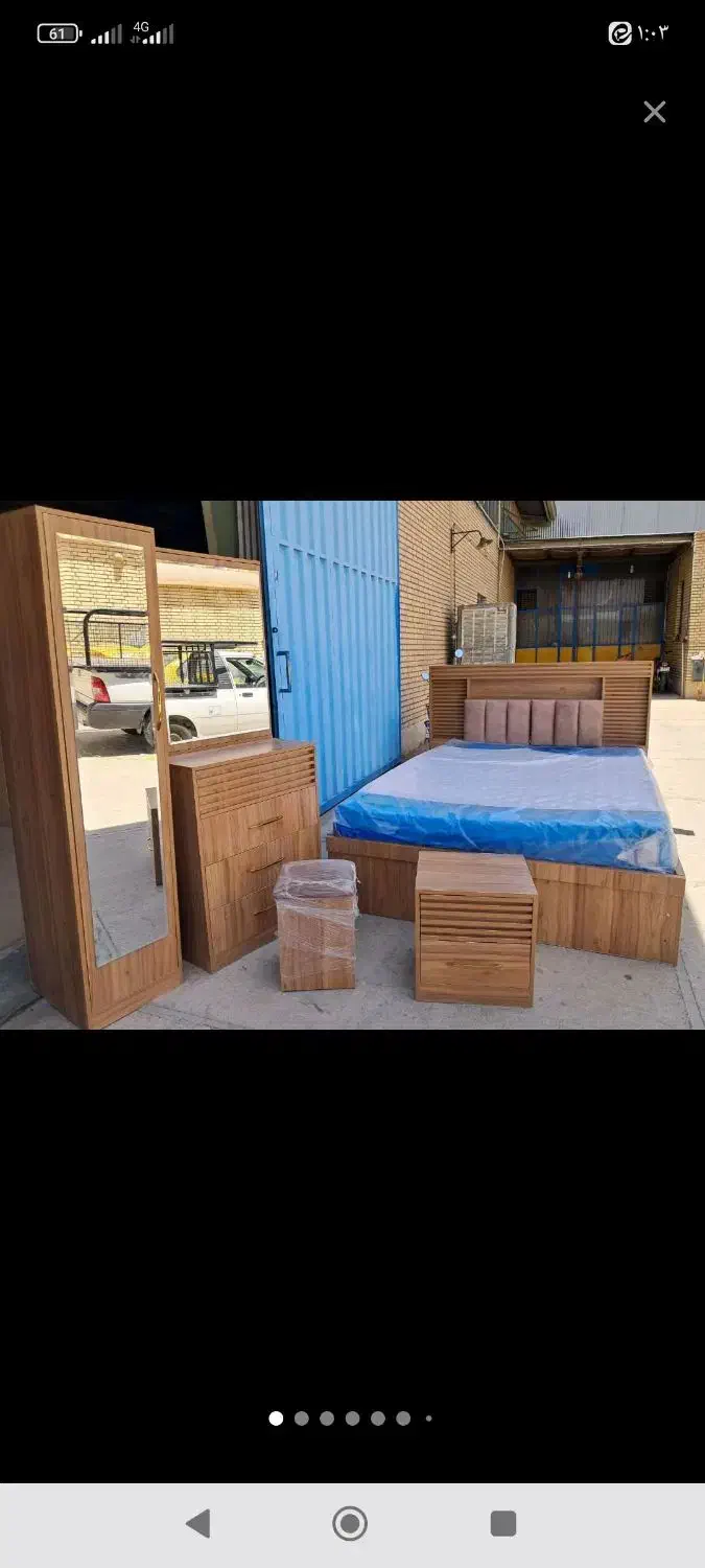 سرویس خواب 043امیر علی|تخت و سرویس خواب|سمنان, |دیوار