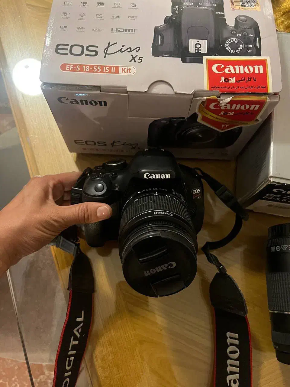 دوربین کانن 600D با لنز و لوازم جانبی|دوربین عکاسی و فیلم‌برداری|تهران, نارمک|دیوار