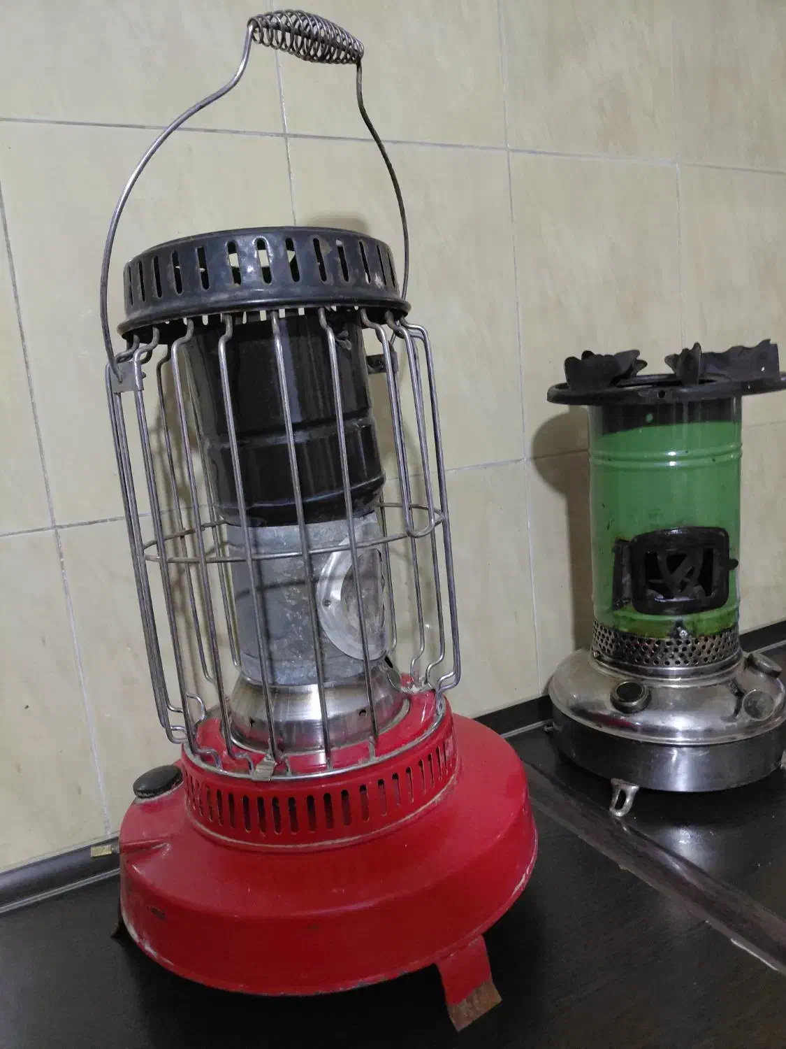 سماور و چراغ نفتی چرخ خیاطی|سماور، چایساز، قهوهساز|بیرجند, |دیوار