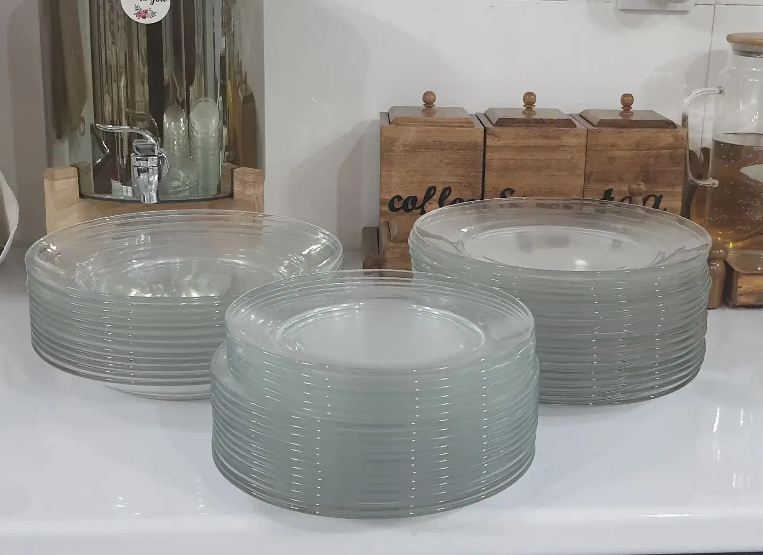 ظروف پیرکس فرانسه اصل|ظروف سرو و پذیرایی|قم, دروازه چوبی|دیوار