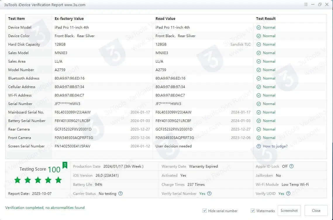 Ipad 2022 Pro 11 inch 128gb wifi|تبلت|تهران, سهروردی|دیوار