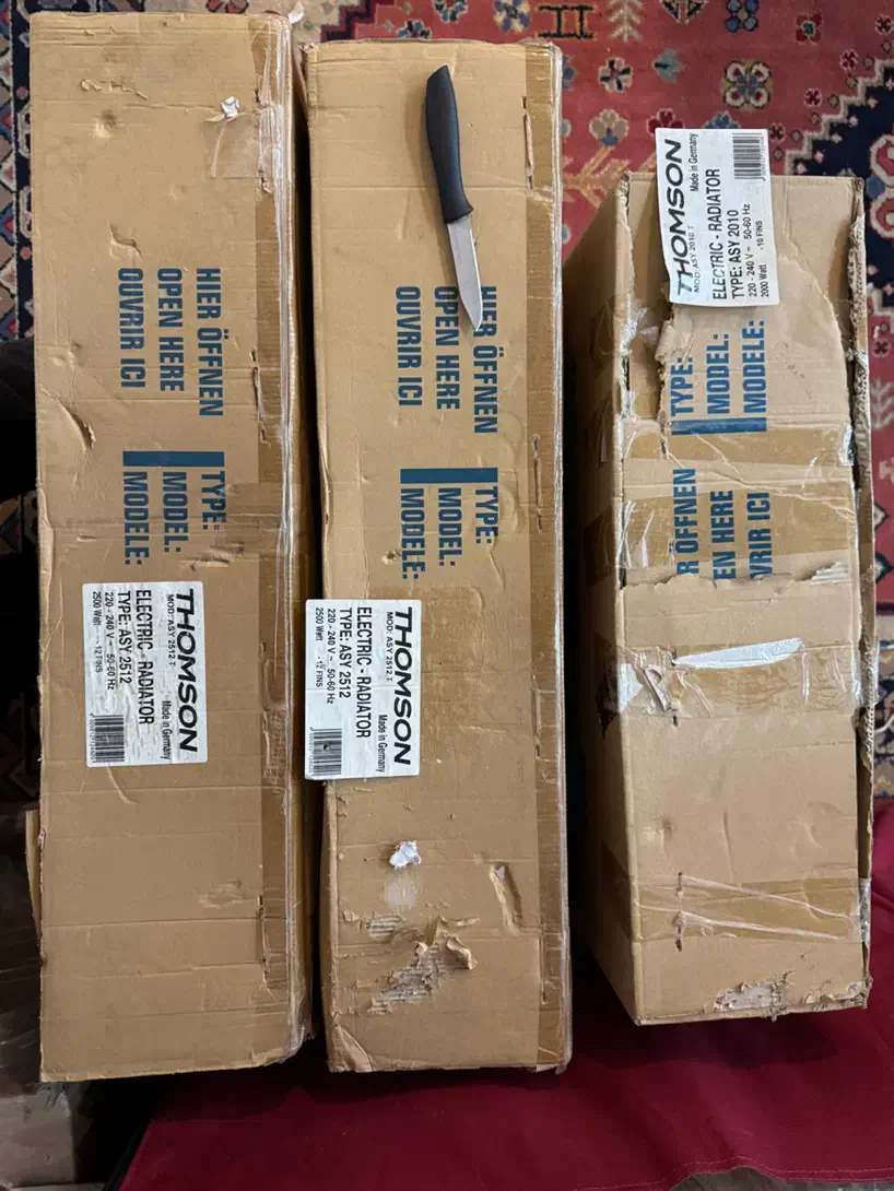 بخاری شوفاژ برقی برند THOMSON و BEC|بخاری، هیتر، شومینه|شیراز, ترمینال باربری|دیوار