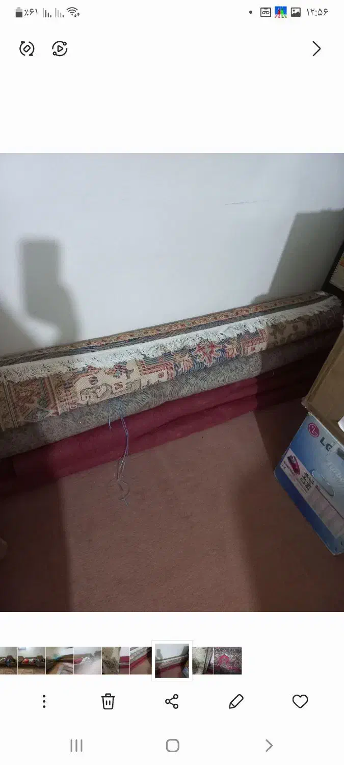 فروش سه عدد فرش وسه عدد مکت|فرش|قزوین, |دیوار