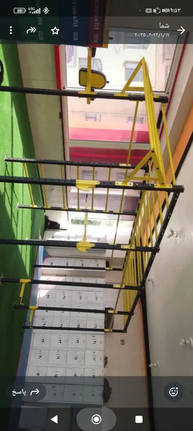 سازه کراس فیت در حد. نو 5متری|تجهیزات ورزشی|سمیرم, |دیوار