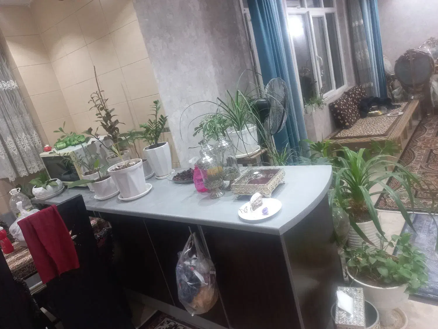 کابینت بدنه فلز درب ام دی اف تمییز با سینک|مصالح و تجهیزات ساختمان|اصفهان, شهرک میلاد|دیوار