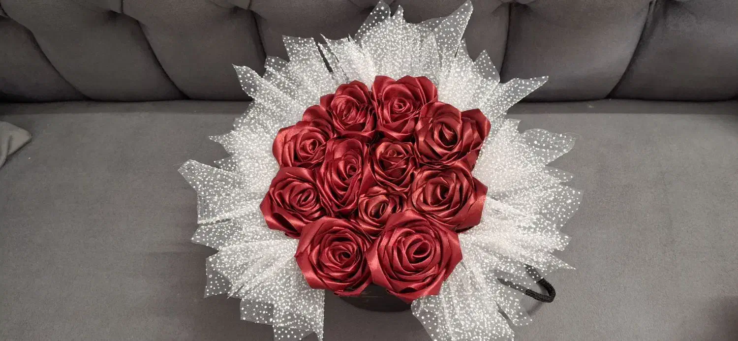 باکس گل روبانی|گل مصنوعی|فریمان, |دیوار