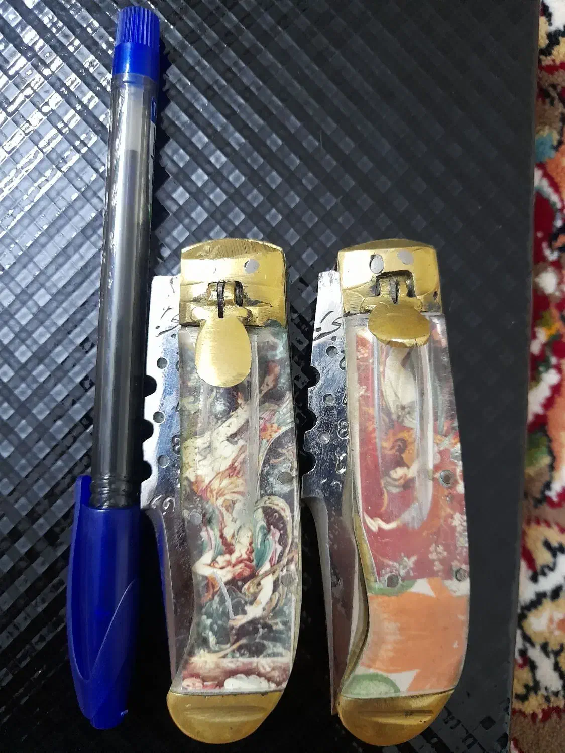 چاقو قدمت دار|کلکسیون اشیاء عتیقه|کاشان, قطب راوندی|دیوار