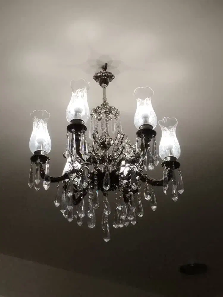 لوستر سیاه قلم اصل برنز اصل|لوستر و چراغ آویز|تبریز, |دیوار