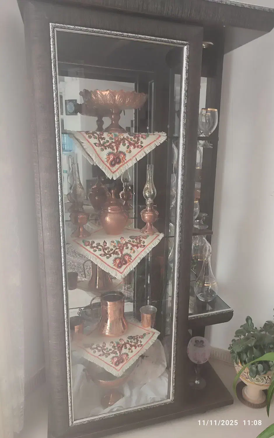 بوفه۴طبقه مدل جام خور. درب ریلی|بوفه، ویترین، کنسول|زرند, |دیوار