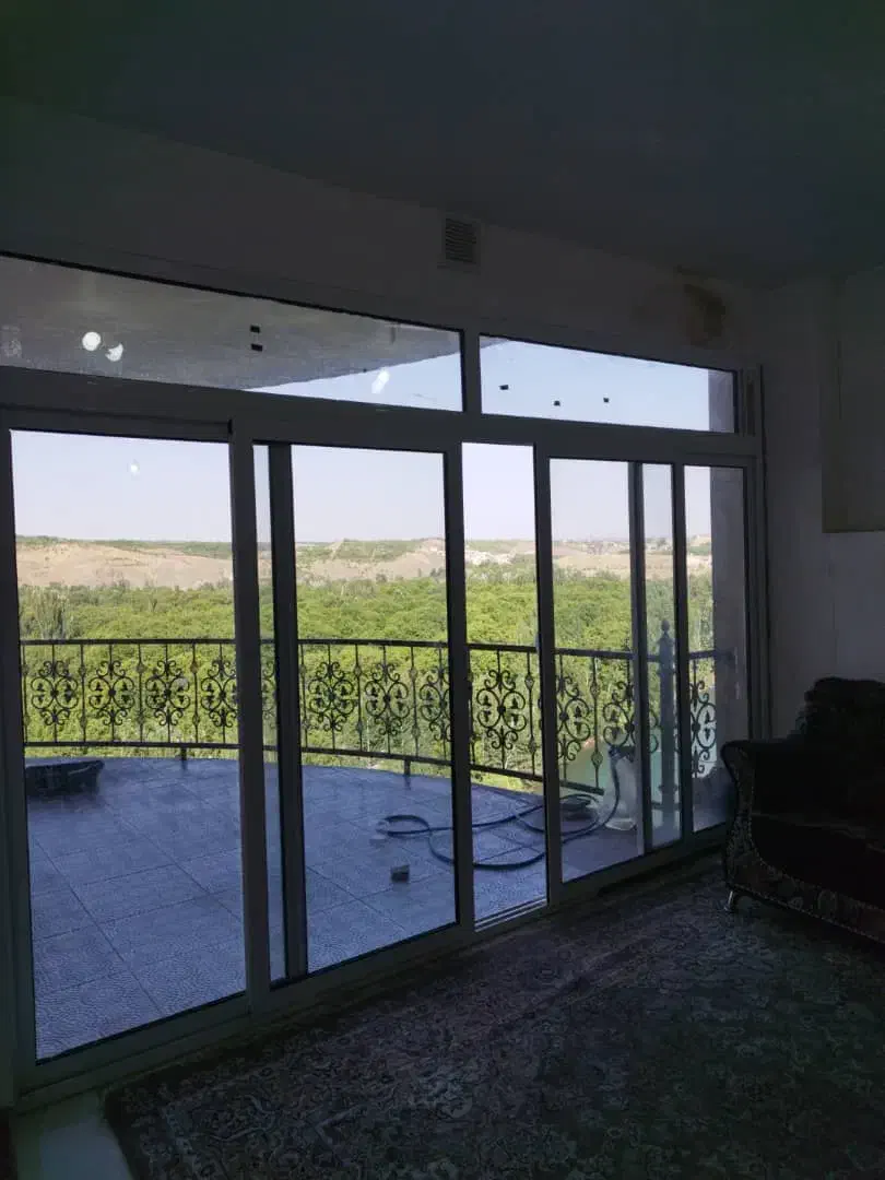 درب دو لنگه آلومینیومی|مصالح و تجهیزات ساختمان|شاهین‌شهر, خانه کارگر|دیوار