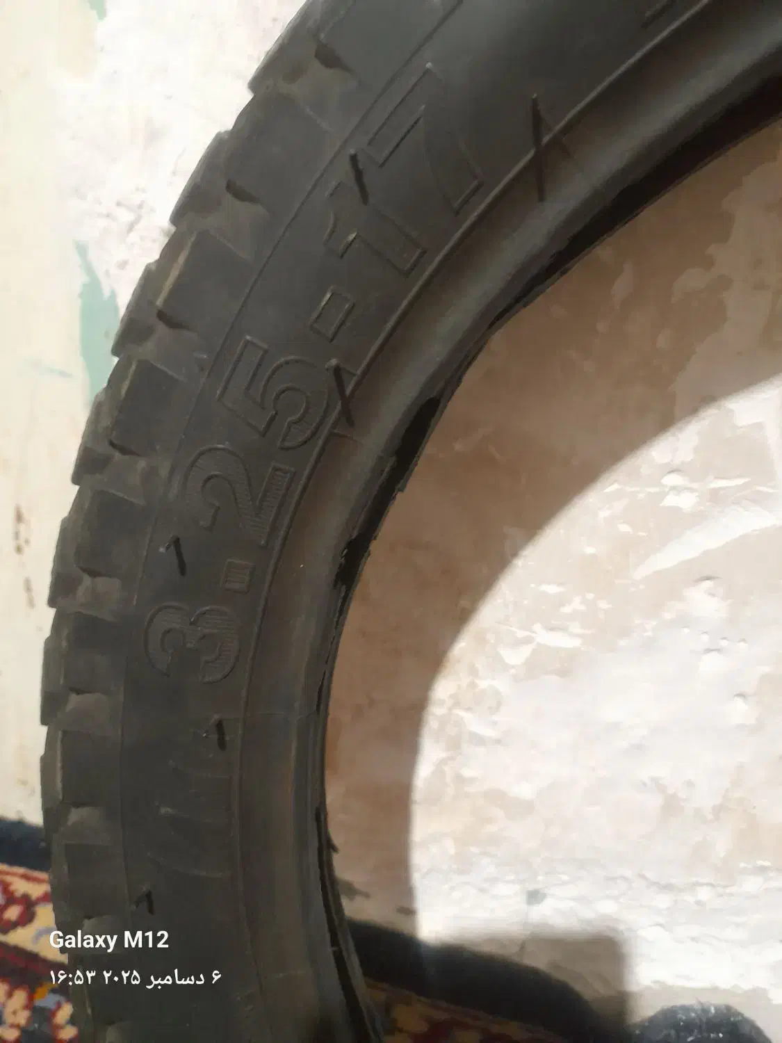 لاستیک موتور و باتری موتور استارتی|قطعات یدکی و لوازم جانبی|بیرجند, |دیوار