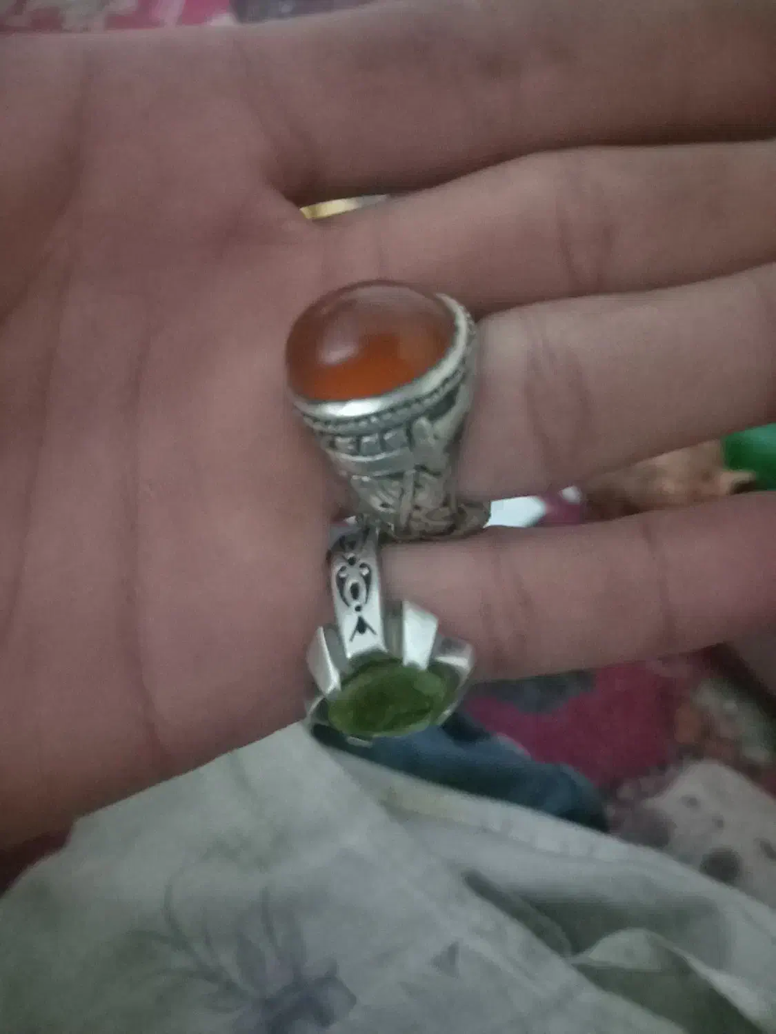 انگشتر نقره قدیمی|جواهرات|بیرجند, |دیوار