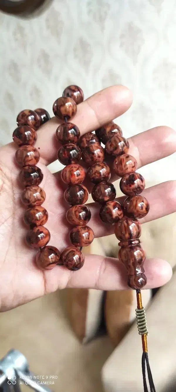 تسبیح سندلوس و تسبیح کهربا کهنه|جواهرات|کرمانشاه, |دیوار