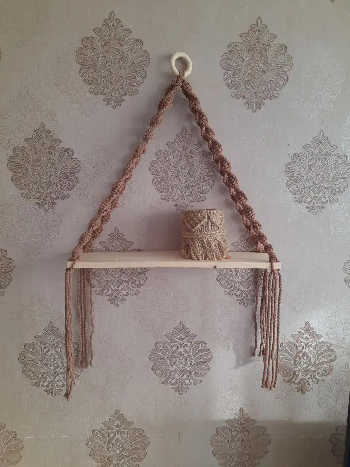 شلف مکرومه|صنایع دستی و سایر لوازم تزئینی|مشهد, هفت تیر (حافظ)|دیوار