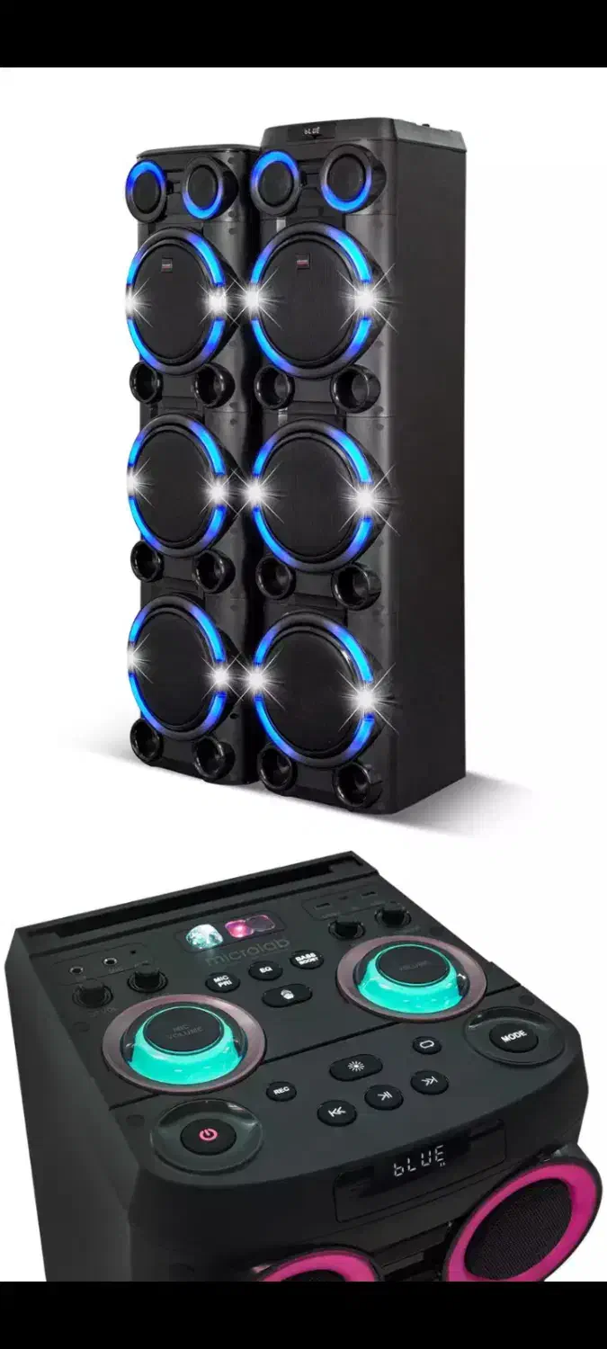 اسپیکر قدرتمند میکرولاب Dj-series|سیستم صوتی خانگی|مهاباد (آذربایجان غربی), |دیوار