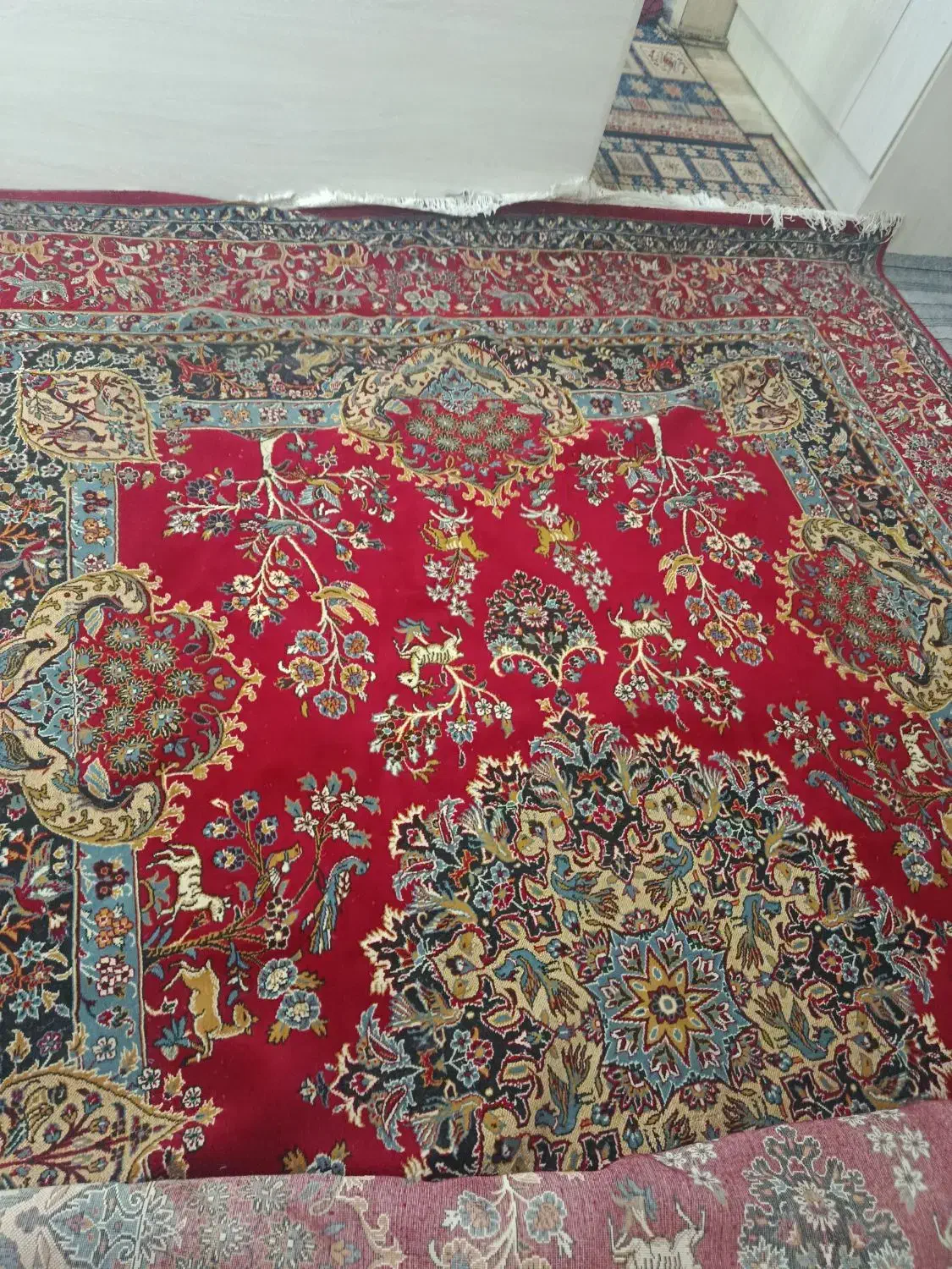 فرش 12متری خیلی خیلی تمیز 2عدد|فرش|سمنان, |دیوار