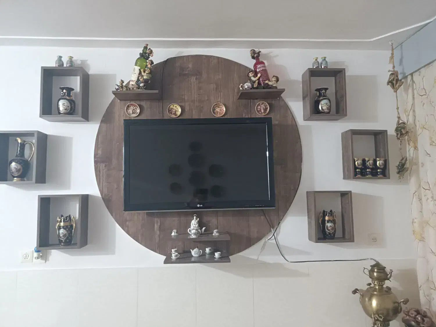 دکور چوبی|کتابخانه، شلف، قفسه‌های دیواری|کرمانشاه, |دیوار