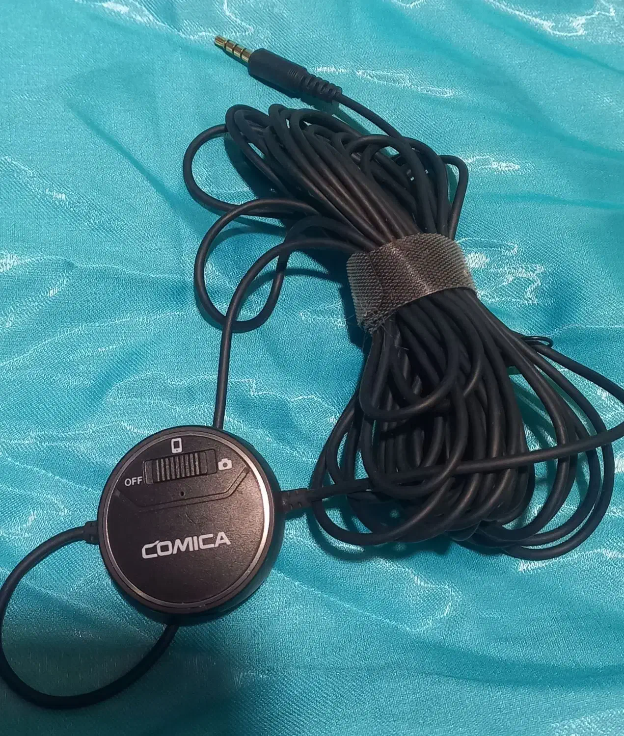 میکروفن یقه ای بهمراه هدفون درحد نو  کاملا سالم|آلات موسیقی|رشت, دیانتی|دیوار