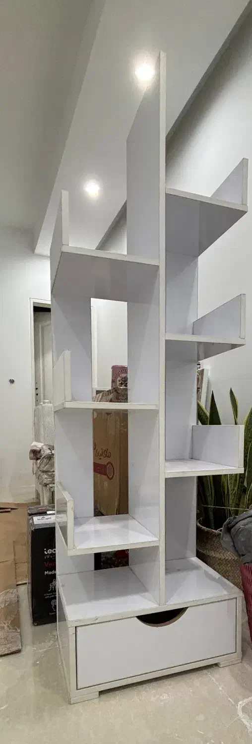 کتابخانه|کتابخانه، شلف، قفسههای دیواری|رباطکریم, رباطکریم|دیوار