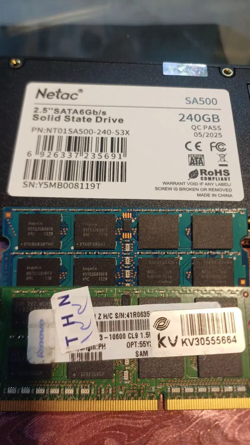 رم 4گیگ ۲ عدد|قطعات و لوازم جانبی رایانه|تبریز, |دیوار