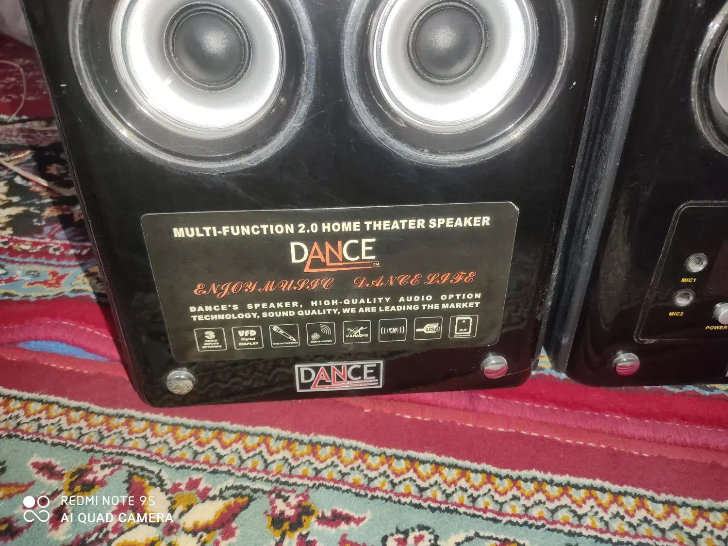 اسپیکر با قیمت مناسب در حد نو|سیستم صوتی خانگی|برخوار, |دیوار