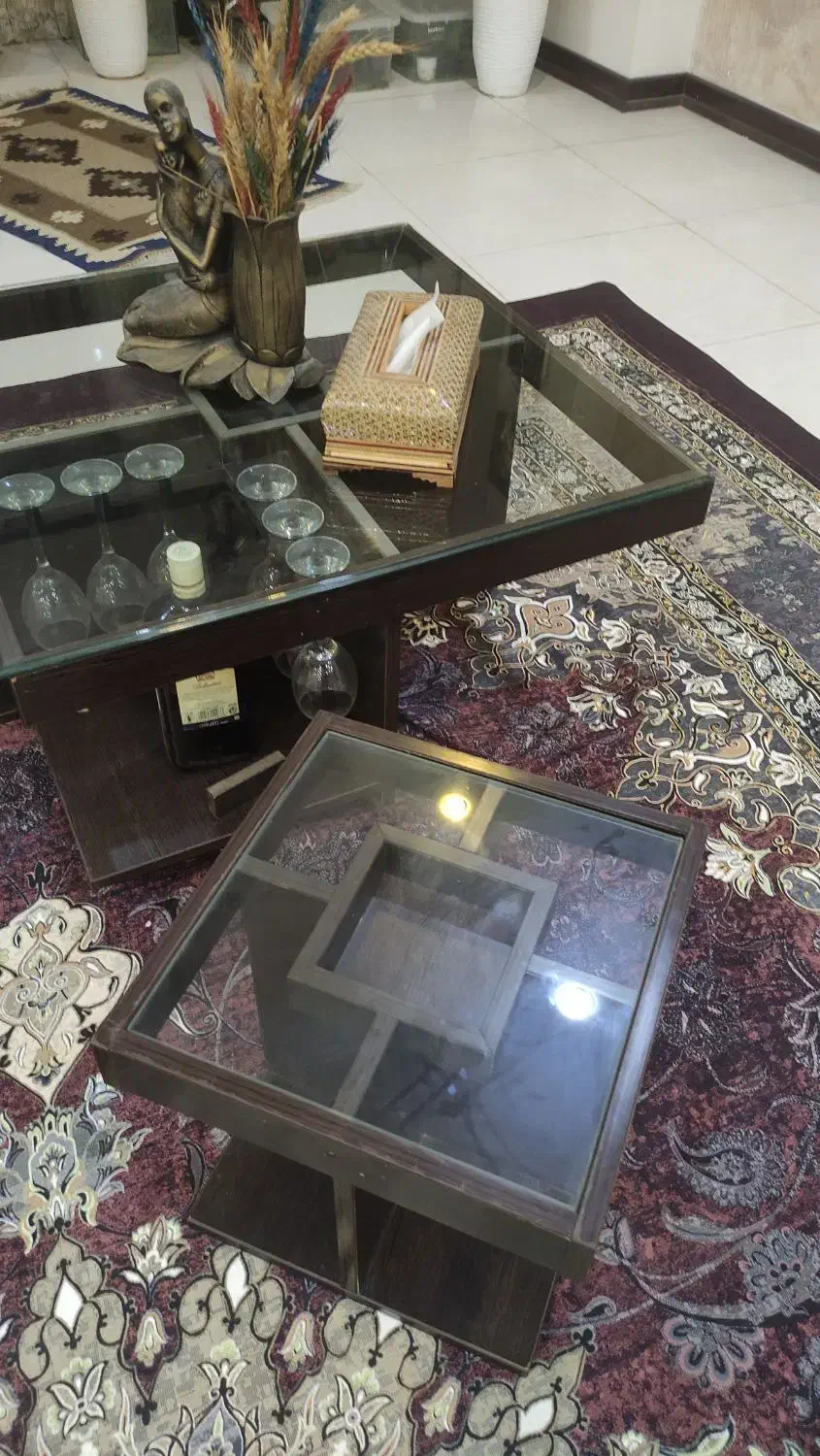 میز وسط مبل و دو عسلی|مبلمان خانگی و میز عسلی|بندرعباس, |دیوار