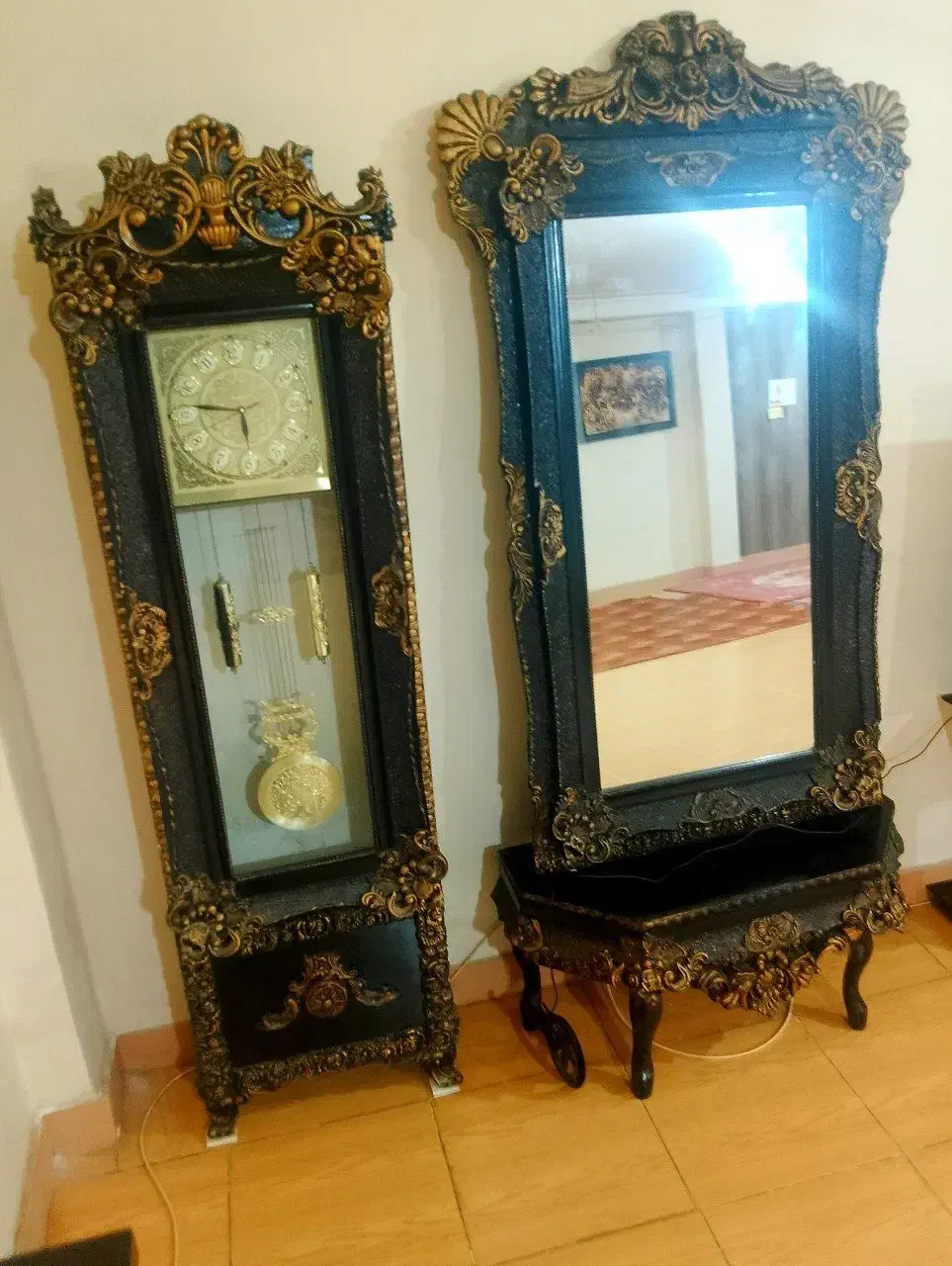 دکوراسیون مبل لاکچری بوفه اینه کنسول تابلو|بوفه، ویترین، کنسول|اهواز, فرهنگ شهر|دیوار